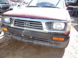 1996 TOYOTA TACOMA STD CAB BASE RED 2.4 AT 2WD Z21457